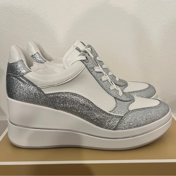 Michael Kors Womens Emmy Wedge Trainer - Picture 7 of 9